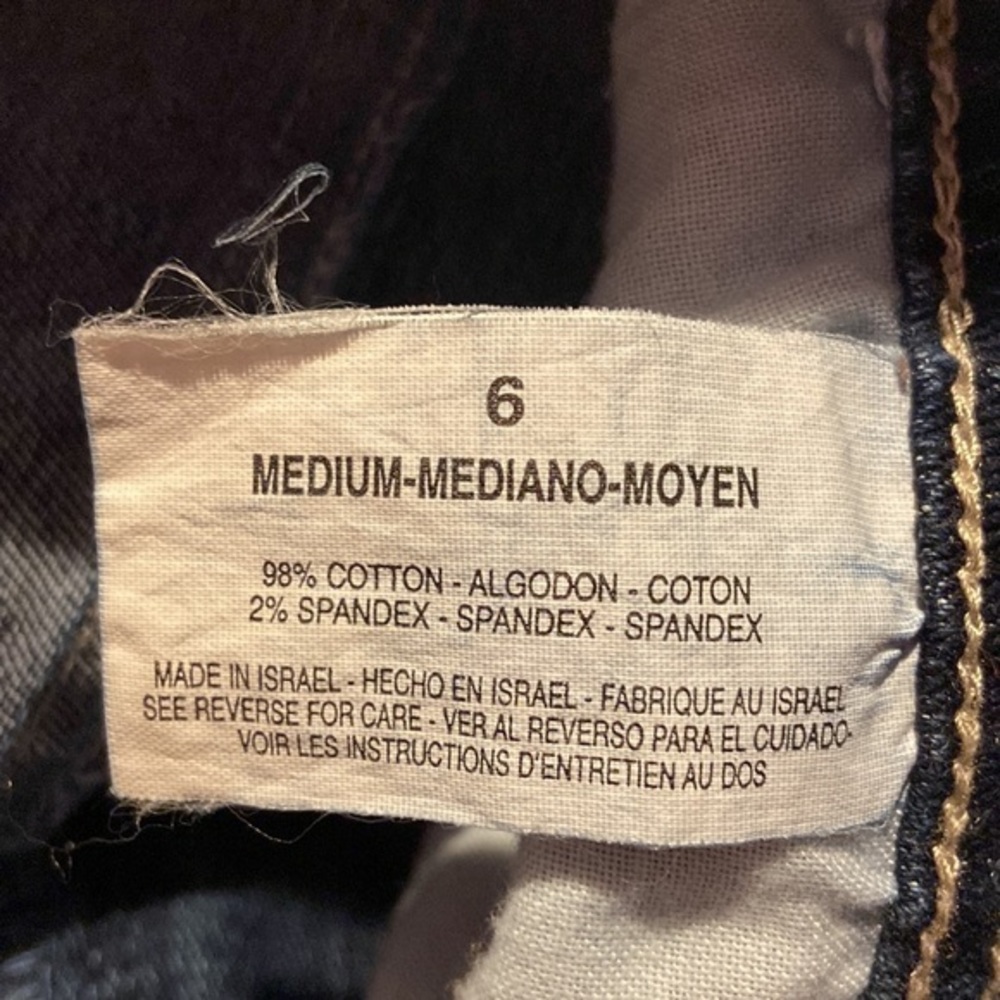 GLORIA VANDERBILT AMANDA Stretch Red Label Stretch Blue Jeans 6 NWT/T - Picture 6 of 7